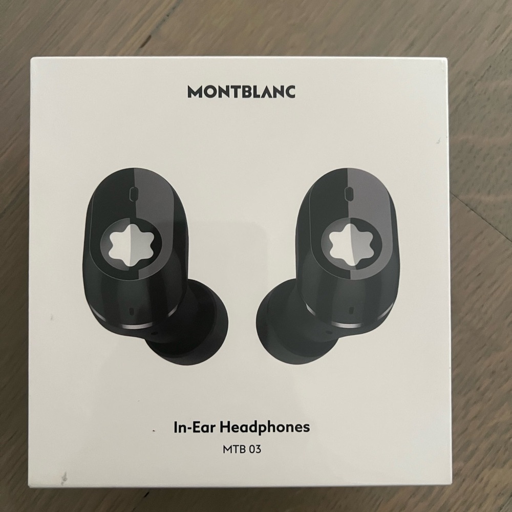 Montblanc Black Wireless Earbuds